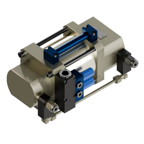 Pompe hydraulique actionnée par air - HP series - A&T Fluid solutions - à piston / en acier / de manutention