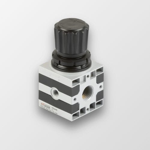 Régulateur/réducteur de pression pour air - YR series - A&T Fluid solutions - à ressort / en aluminium / industriel