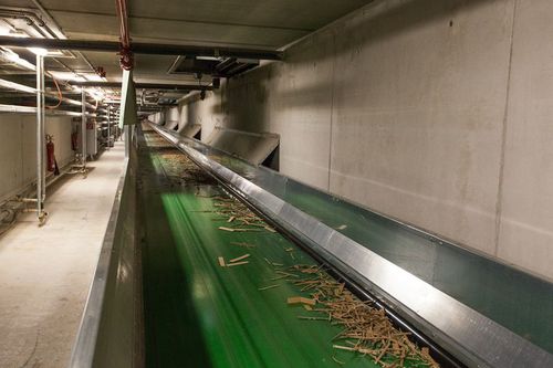 Bande de convoyeur pour le traitement de déchets - Höcker Polytechnik