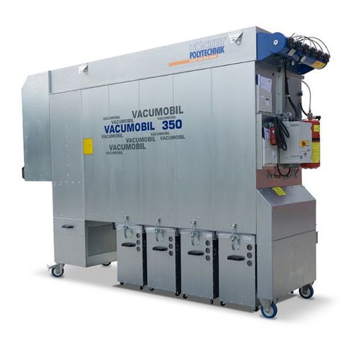 Dépoussiéreur à filtre - Vacumobil 350 - Höcker Polytechnik - décolmatage mécanique / modulaire / mobile