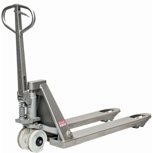 Transpalette manuel - HPTR 449 TR/3 - REMA Hollande B.V. - hydraulique / en acier inoxydable / pour l'industrie agroalimentaire