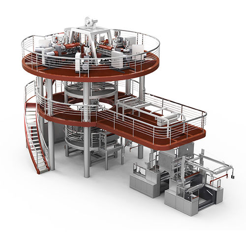 Ligne d'extrusion 7 couches - MX7B-1200Q-S - Jinming Machinery (Guangdong) Co., Ltd. - avec refroidissement à eau / de film par gonflage / de films plastiques
