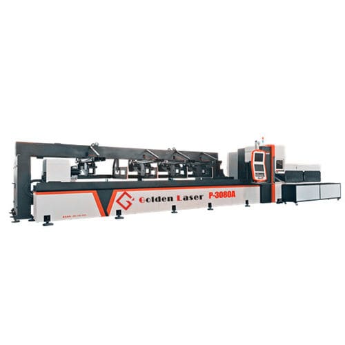 Machine de découpe de tubes - P2060A - Golden Laser Co., Ltd - laser à fibre / pour métal / pour acier au carbone