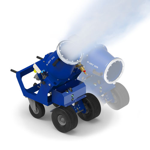 Canon brumisateur pour abattement de poussières - TROLLEY A-JET 35S - Gemmo Group s.r.l. - pour le contrôle d'odeur / pour abattement de température