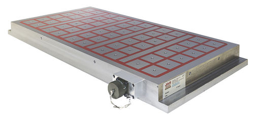 Plateau magnétique électropermanent - 1000 x 500 mm | SERIE AD - JAS MAGNETICS, S.L. - rectangulaire / pour fraisage