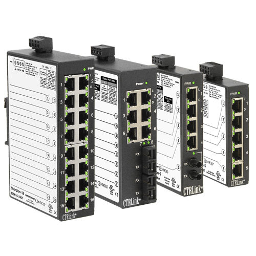 Commutateur Ethernet non administrable - EISK Skorpion series - Contemporary Controls GmbH - 16 ports / sur rail DIN / compact