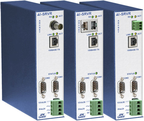 Serveur de réseau - AI-SRVR series - Contemporary Controls GmbH - sur rail DIN / Ethernet