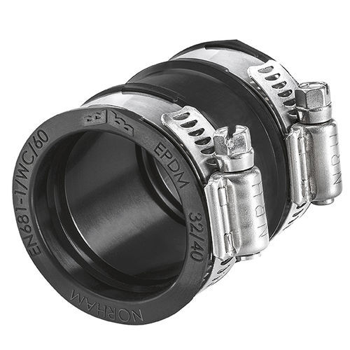Manchon pour l'assainissement - FLEX-FIT® DC - NORHAM SAS - de connexion / de raccordement / d'étanchéité