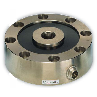 Cellule de charge en traction compression - K11 - SCAIME - type bouton / pour machine d'essai / haute précision