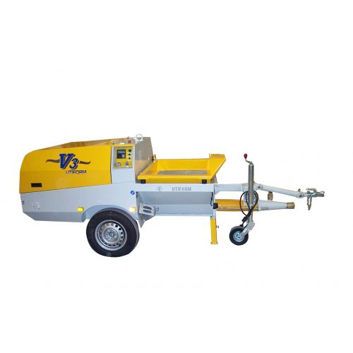 Pompe à béton pour chantier - V3 - DICOMM UTIFORM - auto-amorçante