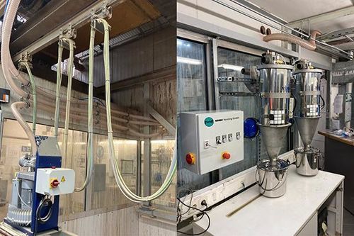 Système de transport pour flexible - REMBE Kersting GmbH - pour poudre / pour bouteilles / modulaire