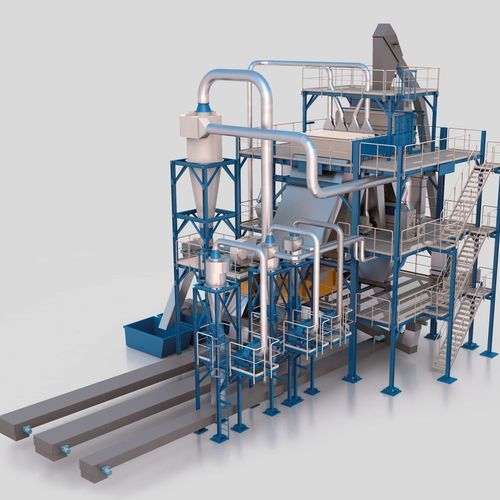 Crible de process - ClassiCleaner+ - Dieffenbacher - pour l'industrie du bois / stationnaire / pour pellets