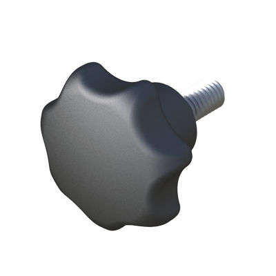 Bouton fileté - LHST - ISC PLASTIC PARTS - croisillon / en polyamide