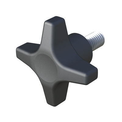 Bouton fileté - LHSBZ - ISC PLASTIC PARTS - croisillon / en polyamide