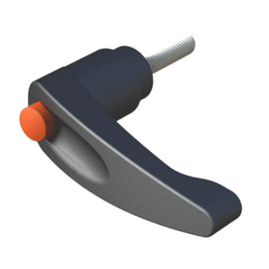 Manette indexable à poignée plastique - LHKB - ISC PLASTIC PARTS - inoxydable