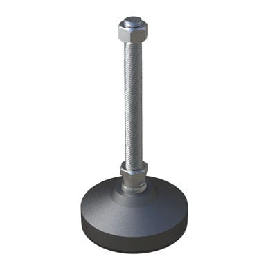 Pied de machine - JTPP - ISC PLASTIC PARTS - en polyamide / en acier inoxydable / en acier zingué