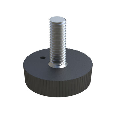 Pied de machine - LKR - ISC PLASTIC PARTS - en polyamide / en nylon / réglable