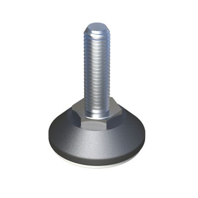 Pied de machine - LHVF - ISC PLASTIC PARTS - en acier / en polypropylène / réglable