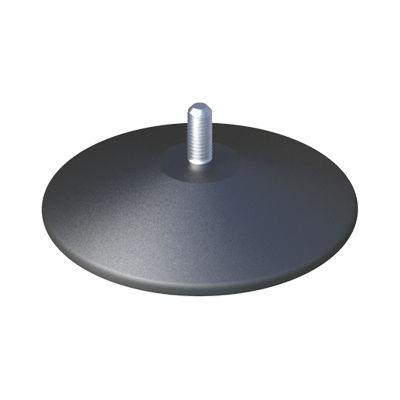 Pied de machine - MFDB - ISC PLASTIC PARTS - en acier zingué / en polypropylène / réglable