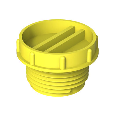 Bouchon rond - PTG - ISC PLASTIC PARTS - fileté / en polyéthylène basse densité (PEBD) / de protection