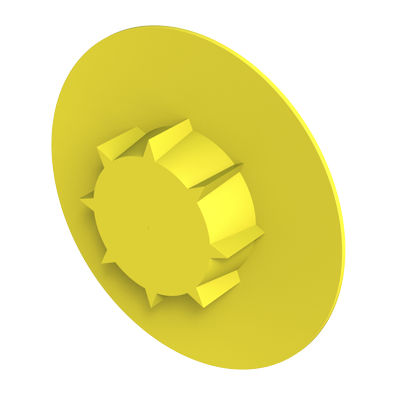 Bouchon rond - DEF - ISC PLASTIC PARTS - mâle / en polyéthylène basse densité (PEBD) / de protection