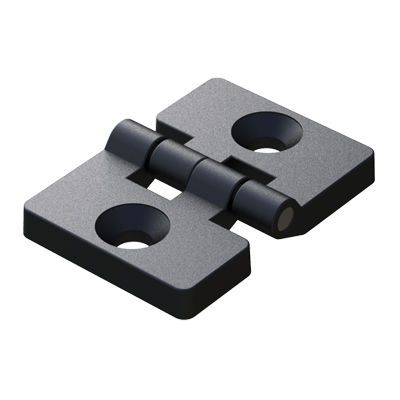 Charnière plate - JTPAA - ISC PLASTIC PARTS - en acier inoxydable / en PA / à visser