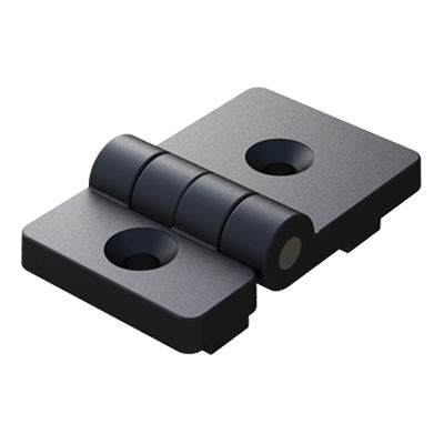 Charnière plate - JTPHA - ISC PLASTIC PARTS - en polyamide / à visser / 270°