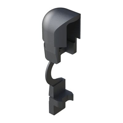 Bague anti-traction rectangulaire - MPRZA - ISC PLASTIC PARTS - en nylon / à encoche / pour câble