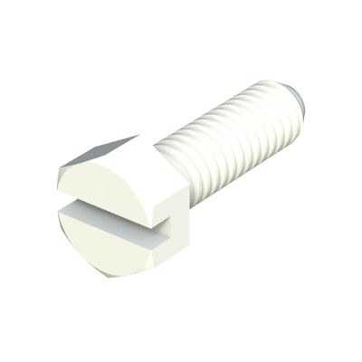 Vis à tête hexagonale - MTCHR - ISC PLASTIC PARTS - fendue / en polycarbonate / en nylon