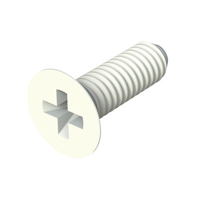 Vis à tête fraisée - MTCAP - ISC PLASTIC PARTS - Phillips / en nylon / en plastique