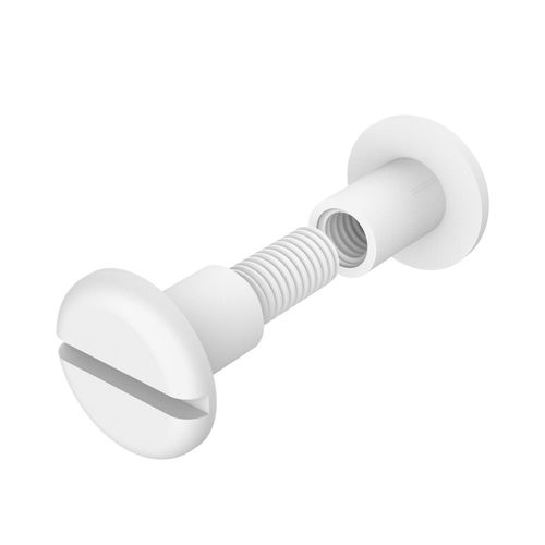 Rivet à tête bombée - MARGE - ISC PLASTIC PARTS - en nylon / noir / blanc