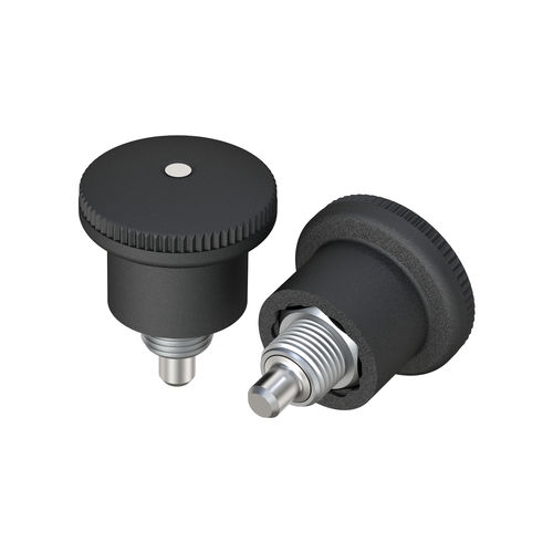 Boulon de serrage - CAO - ISC PLASTIC PARTS - en acier inoxydable / en polyamide / moleté