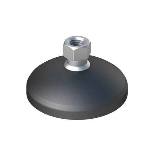 Pied de machine - LKBAE - ISC PLASTIC PARTS - en caoutchouc / en polyamide / en acier