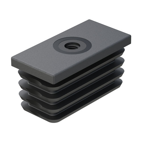 Insert fileté - VOR - ISC PLASTIC PARTS - en polyamide / rectangulaire / carré
