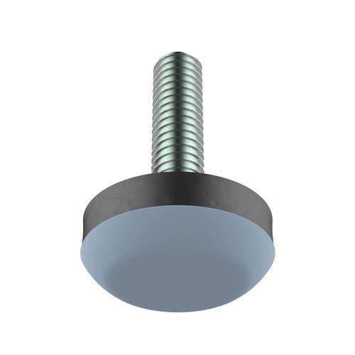 Pied de machine - VEA - ISC PLASTIC PARTS - en caoutchouc / en PTFE / réglable