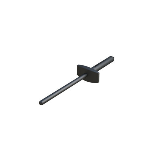 Rivet aveugle - MRI - ISC PLASTIC PARTS - à tête plate / en nylon / à rupture de tige