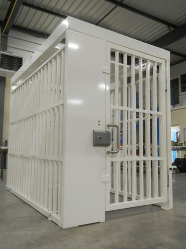 Sas de sécurité barreaudé - SAS-AF - Ollagnier SCA - pour contrôle d'accès / automatique / monobloc