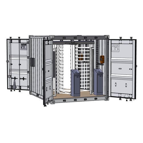 Conteneur pour contrôle d'accès - Ollagnier SCA - en métal / modulable / sur mesure