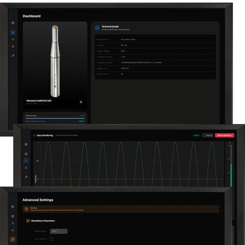 Logiciel de supervision - Microtech Gefell GmbH - d'acquisition / analyse de données / d'acquisition de données / de test