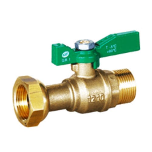 Vanne à boisseau sphérique - 642 series - SFERACO - manuelle / pour l'eau / mâle-femelle