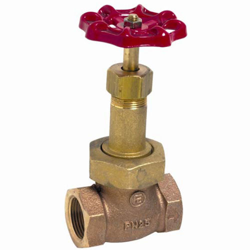 Vanne à soupape - 454 series - SFERACO - avec volant / femelle-femelle / en PTFE