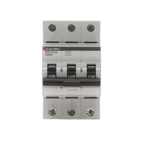 Disjoncteur magnéto-thermique - BH series - MITSUBISHI Automation - contre les courts-circuits / pour surcharge / à courant résiduel