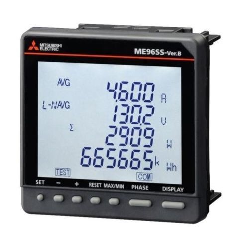 Compteur d'énergie électrique monophasé - ME96SS series - MITSUBISHI Automation - enfichable / pour montage sur panneau / sortie à impulsion