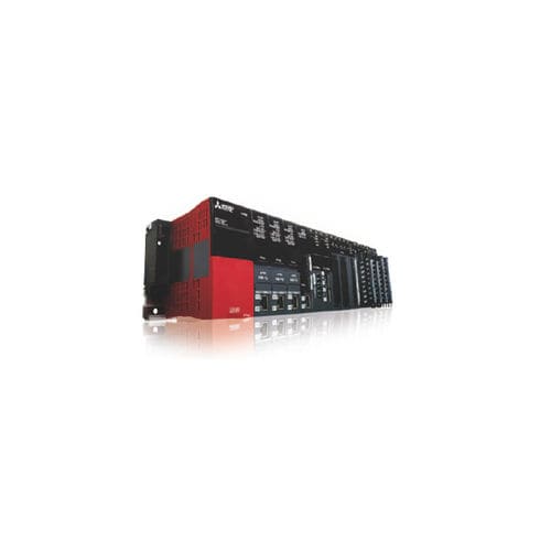 Contrôleur d'automatisme programmable sur rail DIN - MELSEC iQ-R - MITSUBISHI Automation - avec E/S intégrée