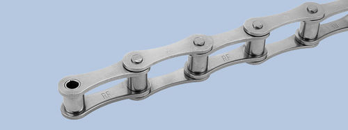 Chaîne en acier inoxydable - DIN 8181, ISO 1275 - Wippermann jr. - à double pas / à attaches