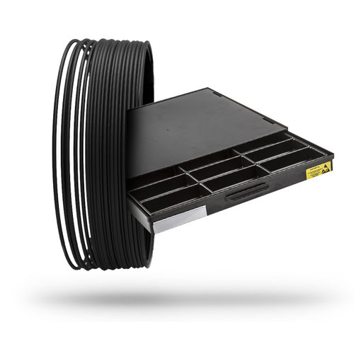 Filament ABS pour imprimante 3D - ABS ESD - TreedFilaments - 1,75 mm / noir / résistant aux chocs