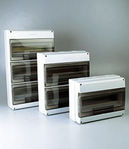 Coffret électrique en plastique - DOMINO series - SCAME PARRE S.p.A. - IP66 / pour distribution électrique / préassemblé