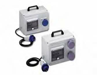 Coffret électrique portable - TRANSFORMER series - SCAME PARRE S.p.A. - en plastique / IP66 / pour chantier