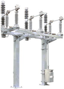 Interrupteur-sectionneur moyenne tension - Mark VI - S&C Electric Company - d'extérieur