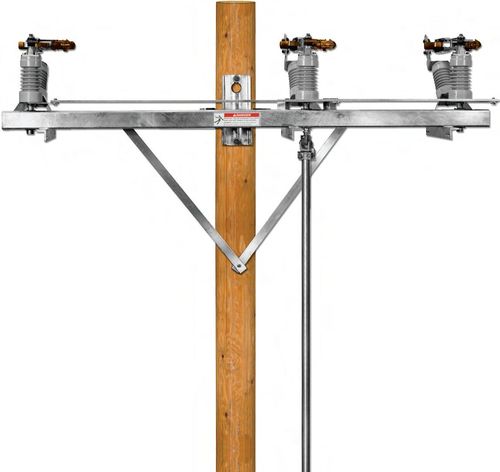 Interrupteur-sectionneur moyenne tension - 46 kV, 600 - 1 200 A | Alduti-Rupter® - S&C Electric Company - aérien / d'extérieur